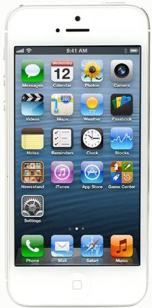 Смартфон Apple iPhone 5 32Gb White & Silver - Вязьма